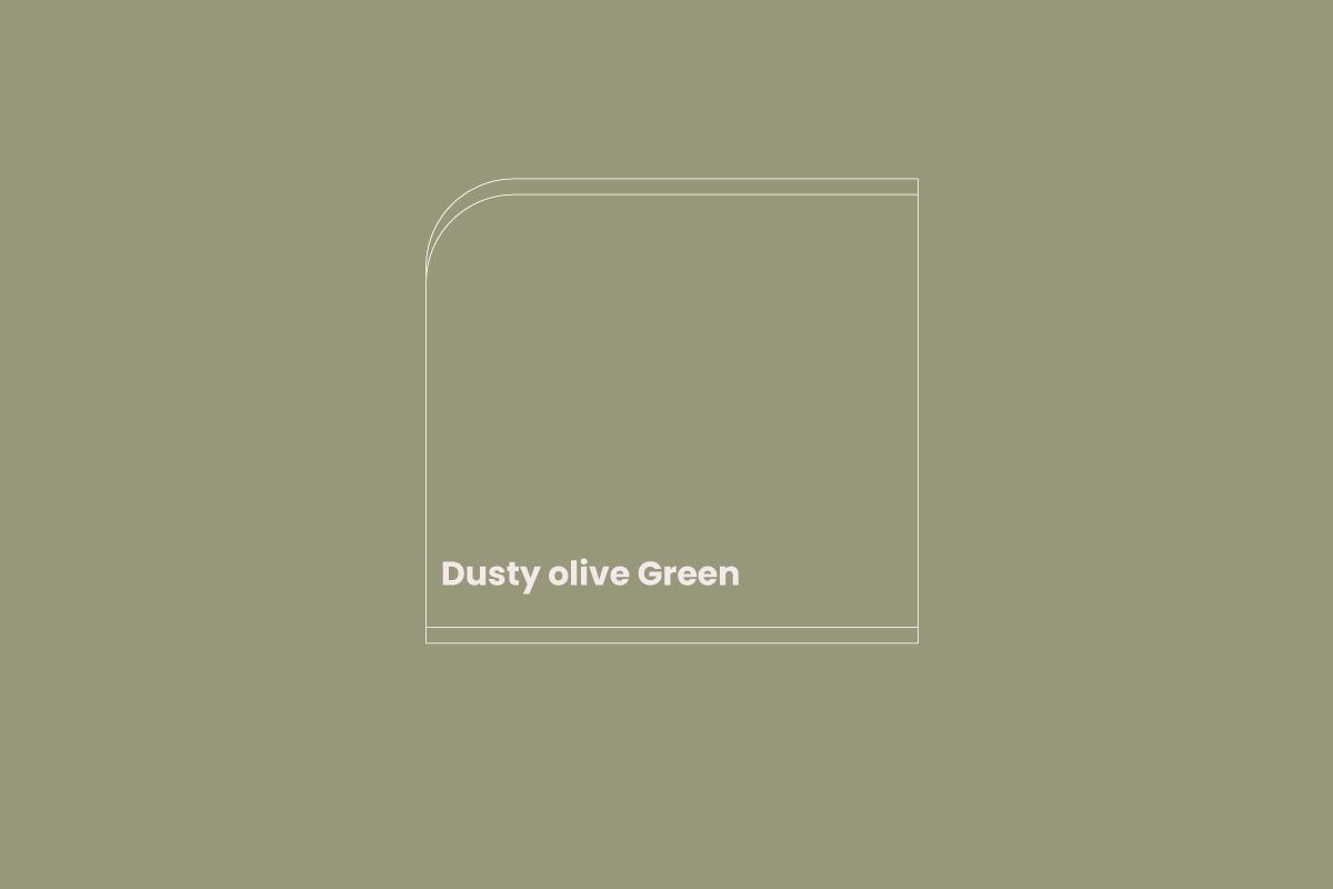 dusty olive green color